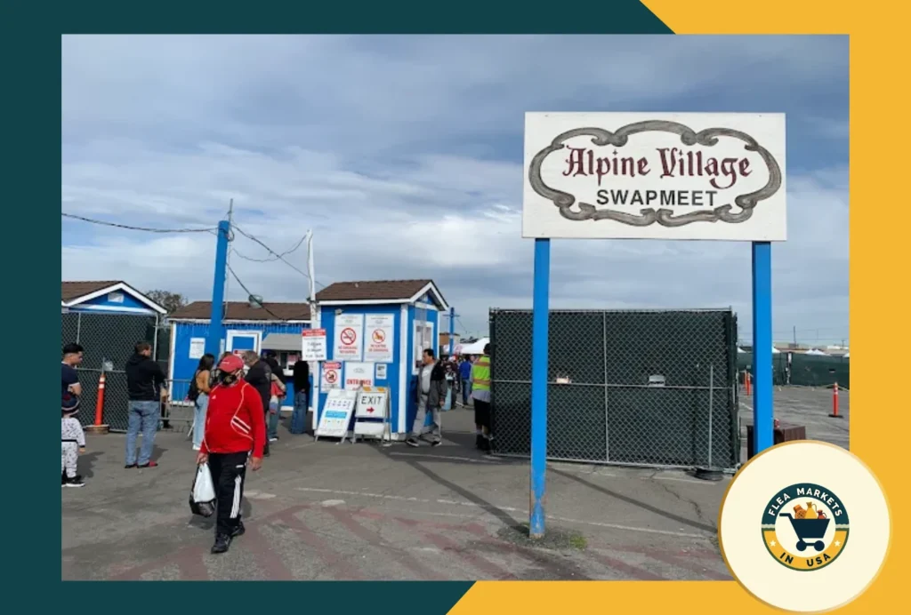 Alpine village swap meet