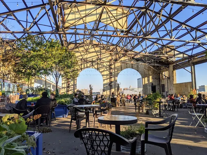 casual waterfront stroll