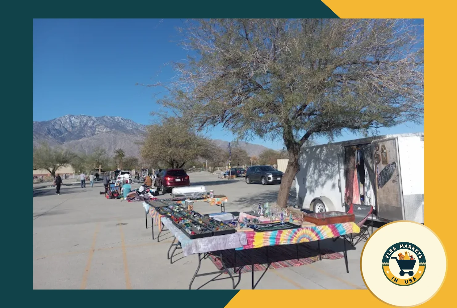 Palm springs flea market and food festswapmeet