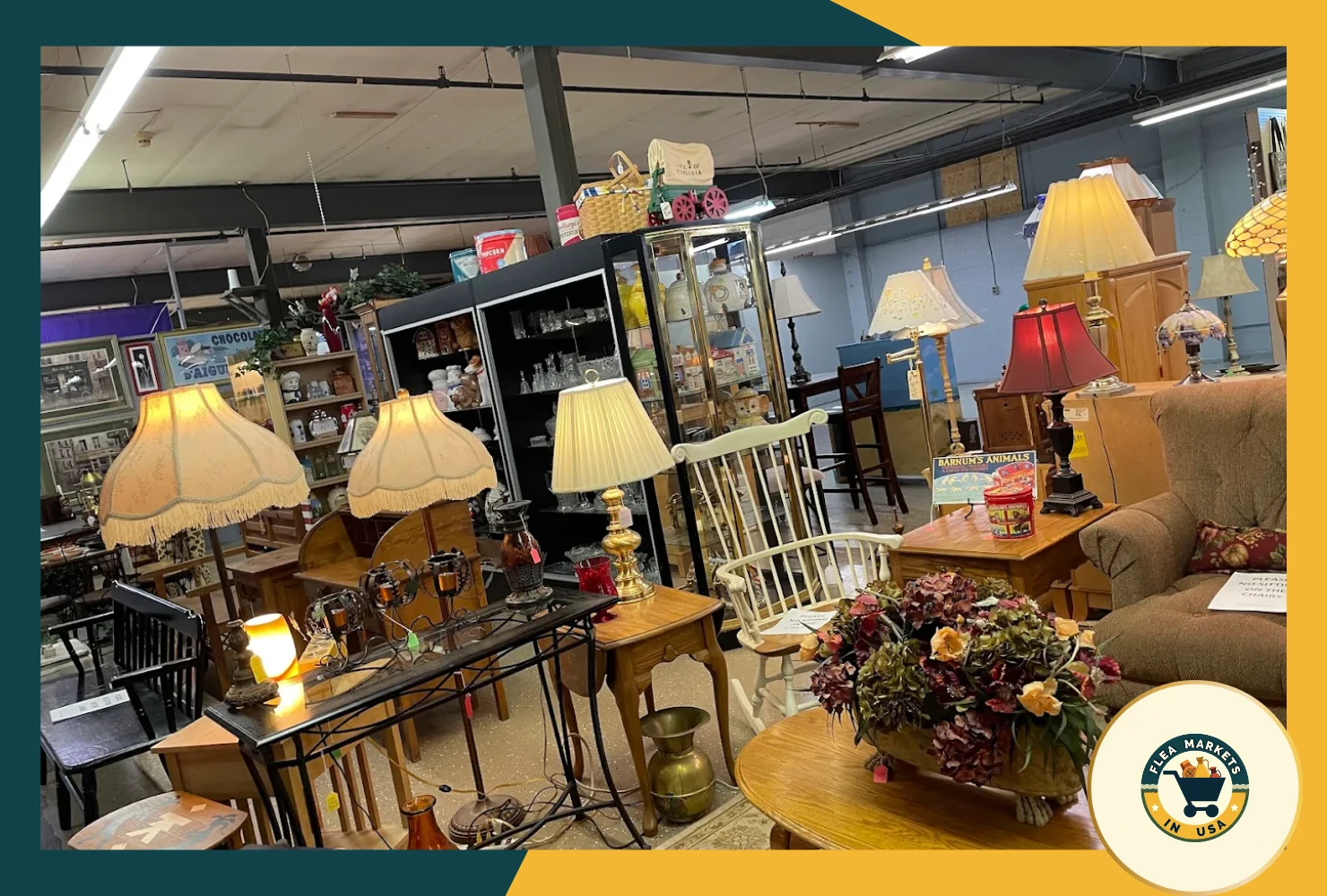 the indoor flea market in wind gap