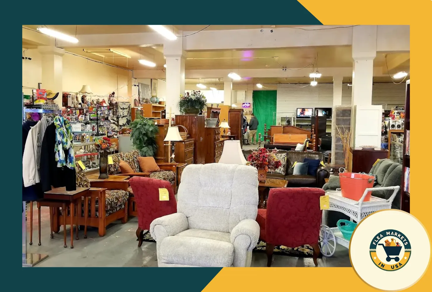 The flea market on main