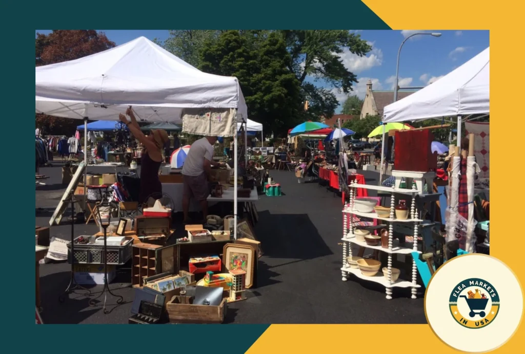 The peddler vintage, retro and antique market.