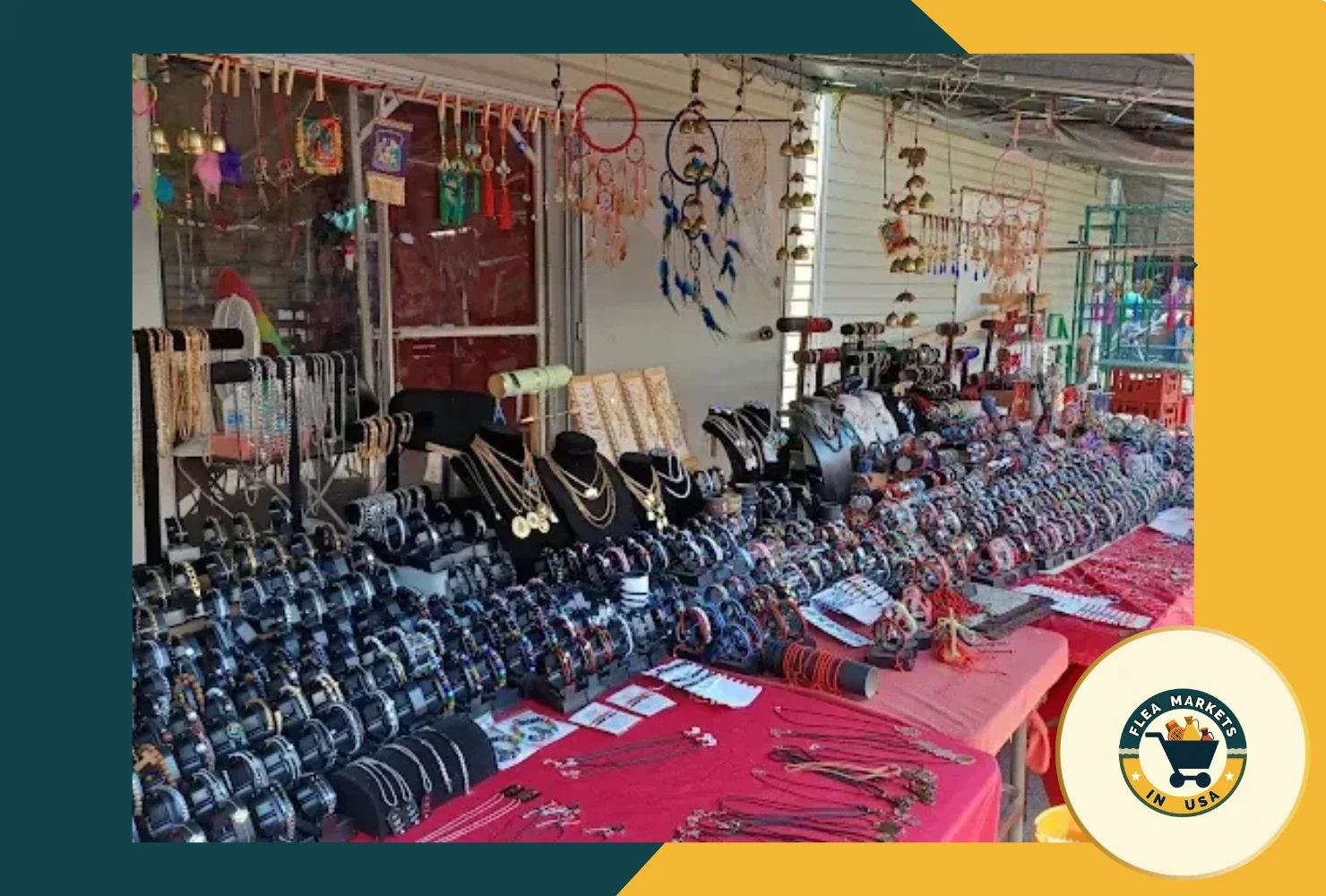 bargain town flea market.